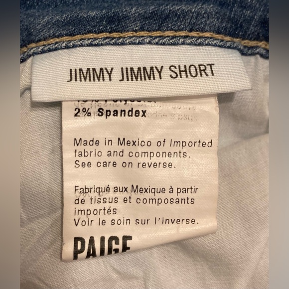 Paige Jimmy Jimmy Short size 28 gently used condition - Picture 4 of 6